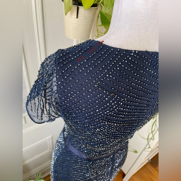 ANTHROPOLOGIE | ADRIANNA PAPPEL BEADED SEQUIN GOWN 💎 - Picture 8 of 11